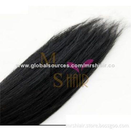 Cheap Indian Virgin Human Hair, Weft Grade 6A Indian Yaki Straight